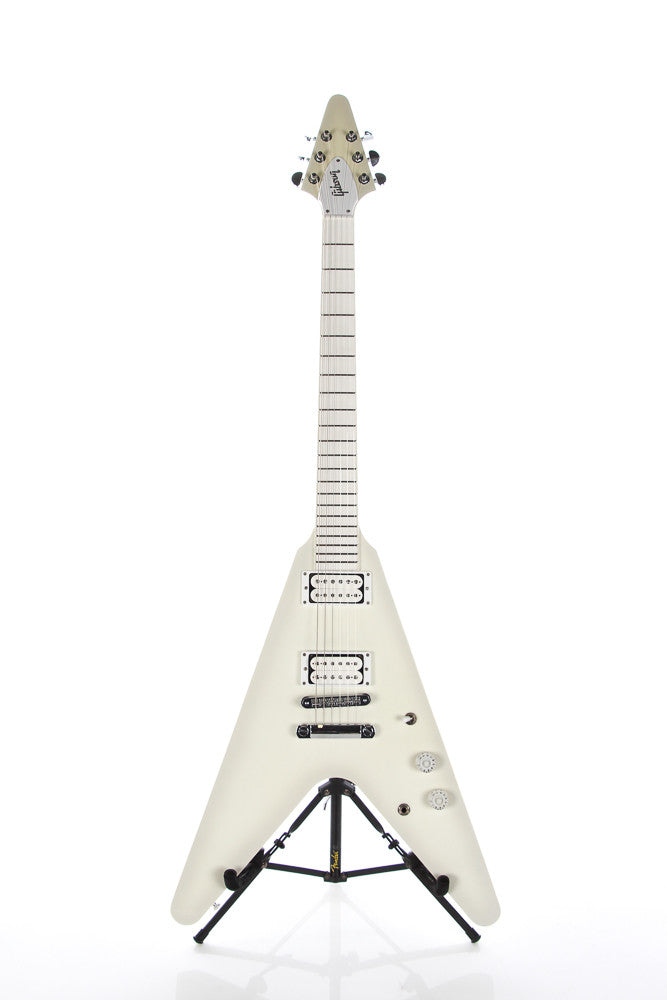 2013 Gibson Flying V Brendan Small Metalocalypse White Snow Falcon