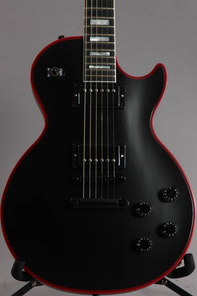 2017 Gibson Custom Shop Les Paul Custom Black Satin Red Widow ~Only 20 Made~