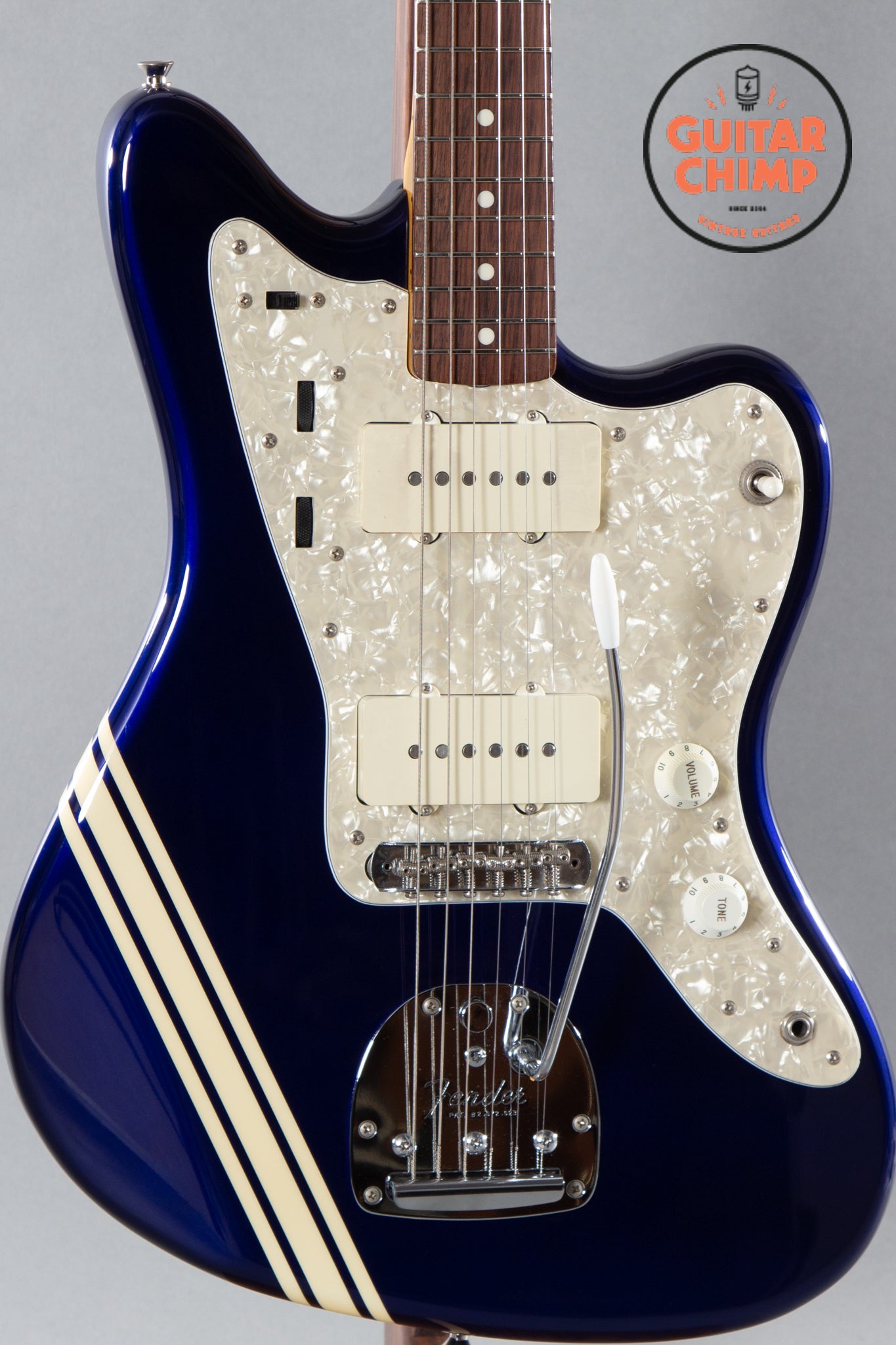 2010 Fender MIJ Japan JM66-CO ’66 Reissue Jazzmaster Competition Jupiter  Blue