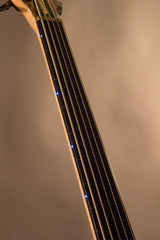 2013 Warwick Custom Shop Streamer Stage I 5-String Fretless "1" Buckeye Burl Top ~Blue LEDs~
