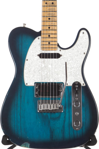 1991 Fender Telecaster Plus Deluxe Blue Burst -RARE FACTORY TREMOLO-