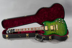 2008 Gibson Custom Shop Sg Elegant Iguana Burst Quilt Top