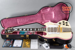 2020 Gibson Custom Shop Jimi Hendrix ‘67 SG Custom Aged Polaris White