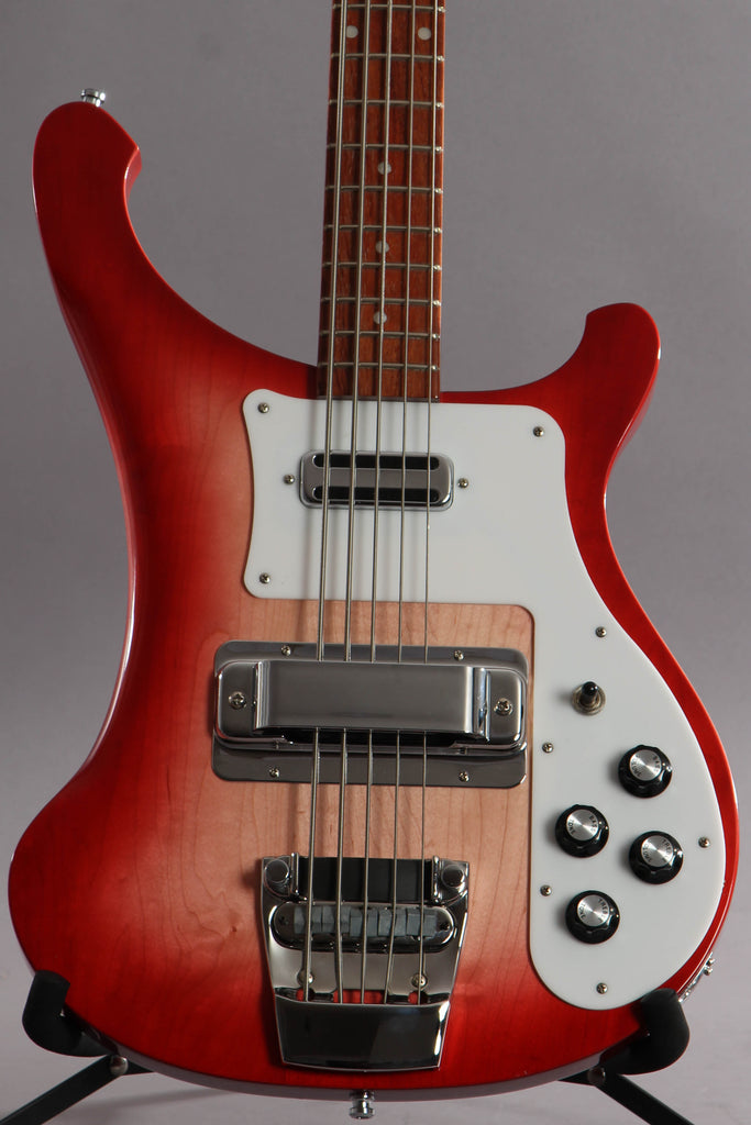 2002 Rickenbacker 4003S/5 5-String Bass Guitar Fireglo ~Rare~