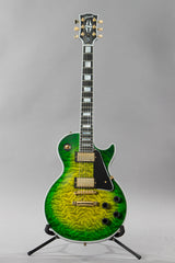 2014 Gibson Custom Shop Les Paul Custom Quilt Iguana Burst