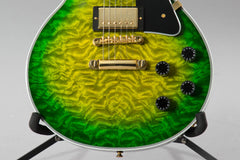 2014 Gibson Custom Shop Les Paul Custom Quilt Iguana Burst