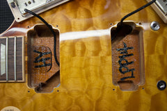 2014 Gibson 120th Anniversary Les Paul Standard Premium Plus Honeyburst Perimeter Quilt Top