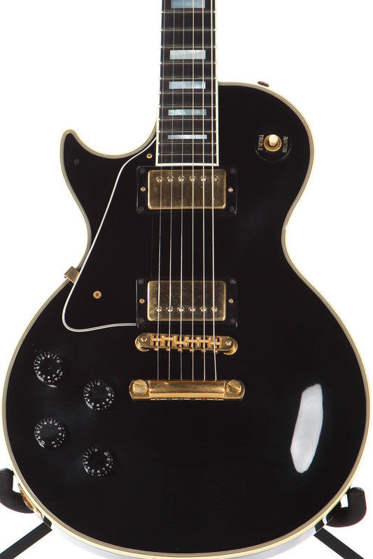 1988 Left Handed Gibson Les Paul Custom Ebony