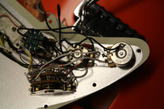 2003 Fender American Deluxe HSS Stratocaster Candy Tangerine Malmsteen Scalloped Neck