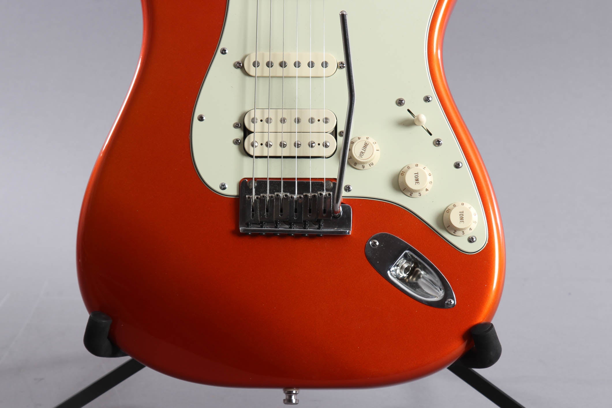2003 Fender American Deluxe HSS Stratocaster Candy Tangerine