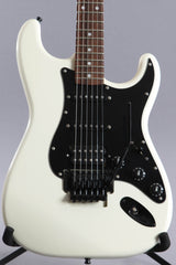1987 Fender Made In Japan Floyd Rose Stratocaster White Malmsteen Scalloped Neck