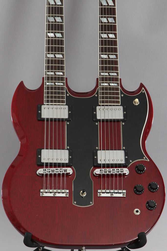 2001 Gibson Custom Shop EDS-1275 Sg Double-Neck Heritage Cherry Electric Guitar