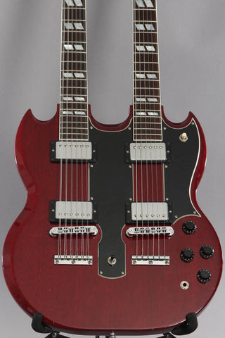 2001 Gibson Custom Shop EDS-1275 Sg Double-Neck Heritage Cherry Electric Guitar