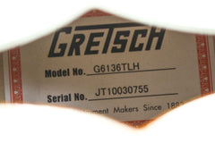 2010 Gretsch G6136TLH White Falcon Left Handed