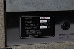 1987 Marshall Silver Jubilee JCM 25/50 Model 2553 25/50 Watt Tube Small Box Head