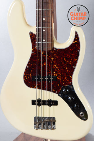 2010 Fender American Vintage '62 AVRI Jazz Bass Olympic White