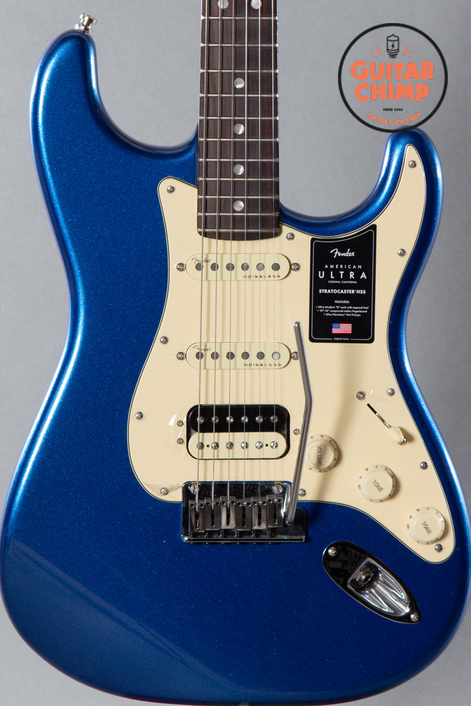 2021 Fender American Ultra HSS Stratocaster Cobalt Blue