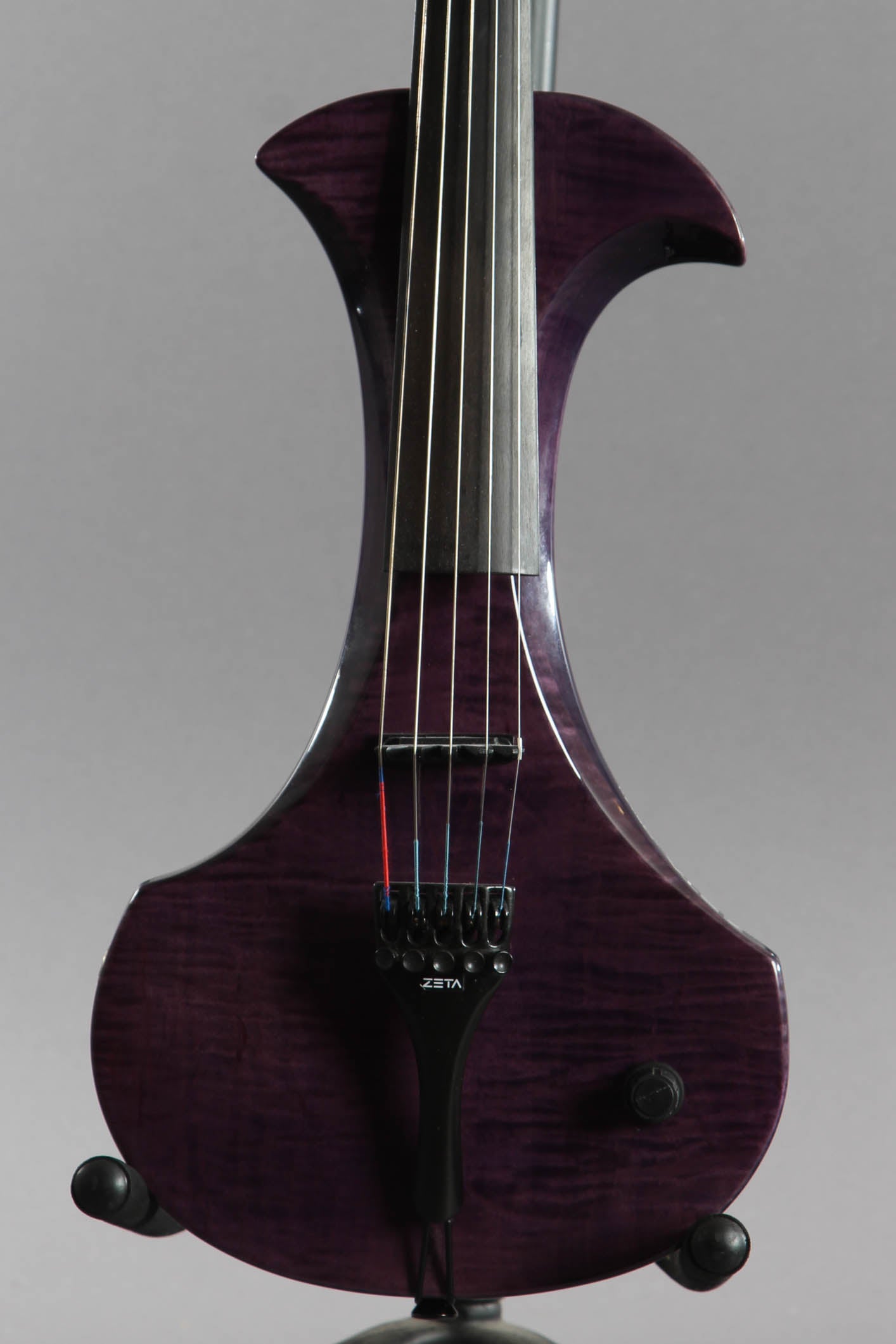 Zeta 5-String Electric Violin Trans Purple | Guitar Chimp