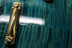 2011 Gibson Custom Shop Les Paul Custom Aqua Blue Flame Top