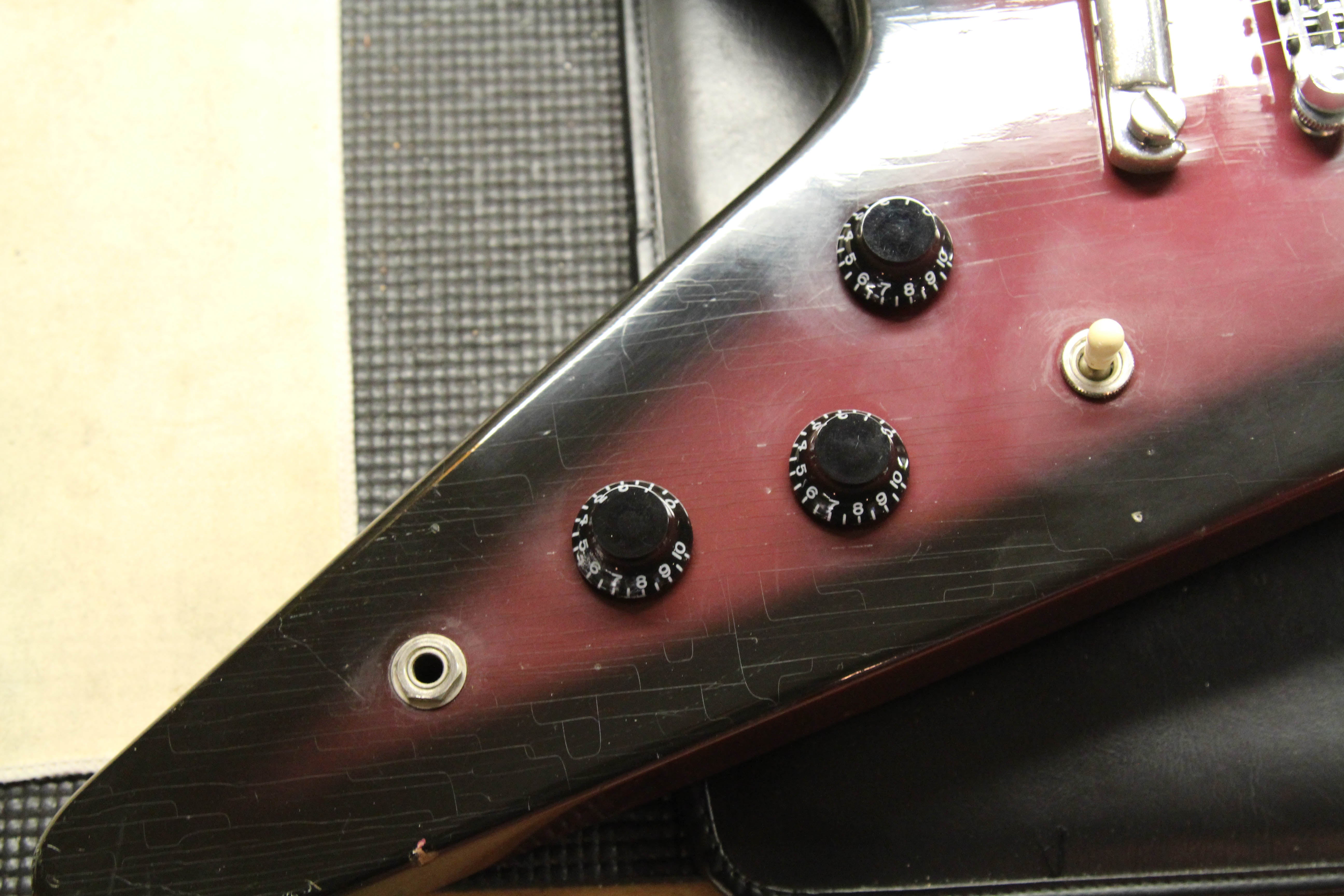 1984 Gibson Flying V Purple Burst Rare Guitar Chimp