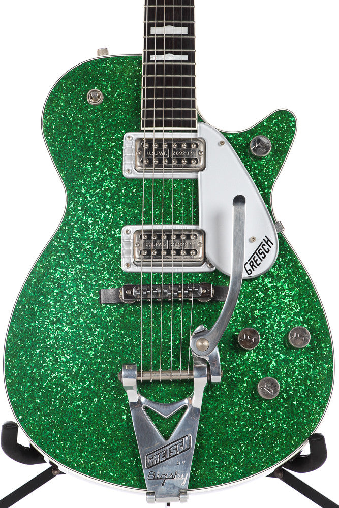 1996 Gretsch 6129T/G Green Sparkle Jet | Guitar Chimp