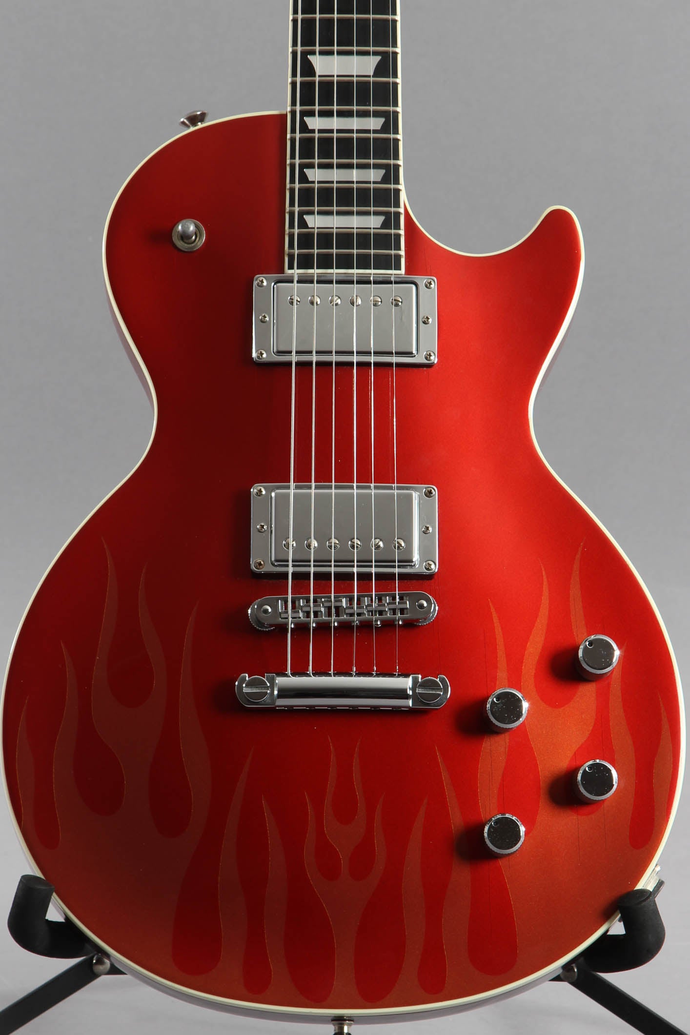 2006 Gibson Les Paul Standard GT Ghost Flame Candy Red