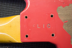 2017 Fender Custom Shop Pino Palladino Signature Relic Precision P Bass Fiesta Red