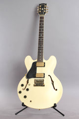 1985 Left Handed Gibson Custom Shop Es-335 Pearl White w/Original Gibson Kahler