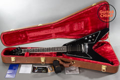2021 Gibson 70s Flying V Ebony Black