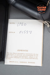 2011 Gibson Custom Shop Historic Les Paul Custom '60 Reissue 3 Pickup Black Beauty