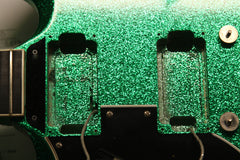 2008 Left Handed Gibson Custom Shop SG Custom Green Sparkle