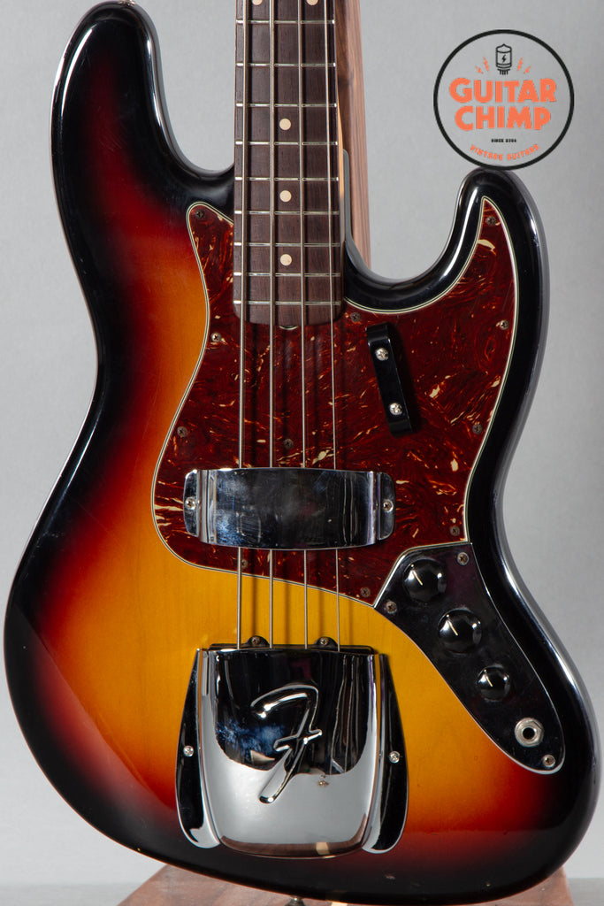 2008 Fender Custom Shop '64 Reissue NOS Jazz Bass 3-Tone Sunburst