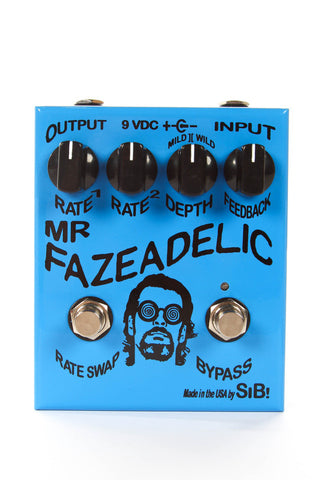 SiB Mr. Fazeadelic 4 Stage Optical Phase Shifter Guitar Effects Pedal