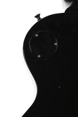 2012 Left Handed Gibson Les Paul Standard Plus Trans Black Flame Top