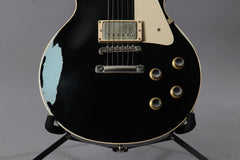 2016 Gibson Custom Shop Les Paul '60 G0 Ebony Over Pelham Blue Aged