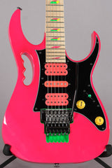 2017 Ibanez Jem 777 30th Anniversary Shocking Pink Electric Guitar -SUPER CLEAN-