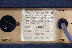 1979 Marshall JMP 2203 100 Watt Tube Guitar Head