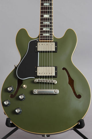 2018 Left Handed Gibson Memphis Limited Edition ES-339 VOS Olive Drab Green