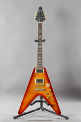 2008 Gibson Custom Shop Flying V Standard Figured Top Washed Cherry