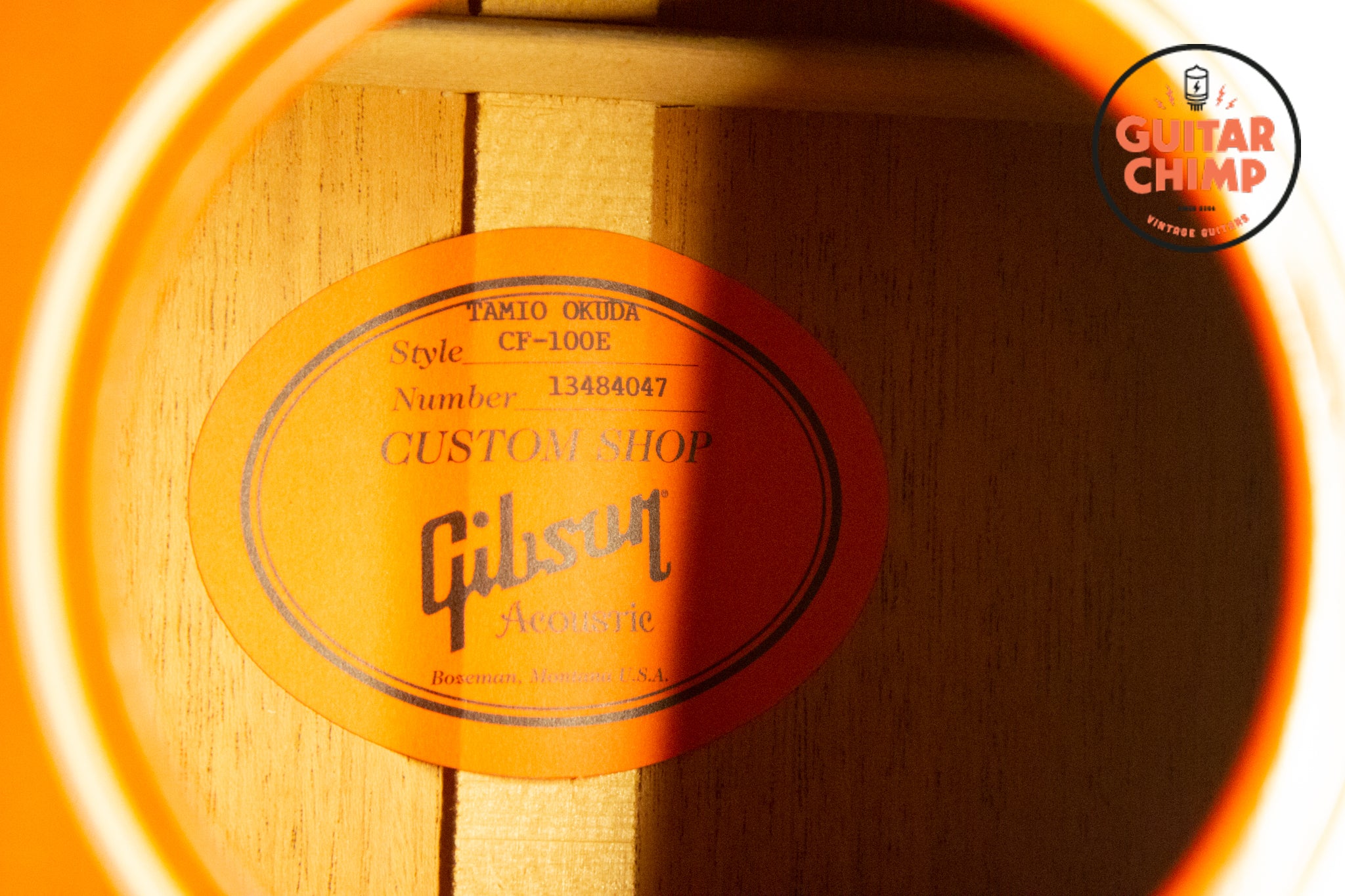 2014 Gibson Tamio Okuda CF-100E Faded Cherry | Guitar Chimp