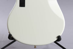 2015 Ernie Ball Music Man Stingray 5 HH 5-String Bass Guitar Ivory White ~Matching Headstock~