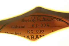 2007 Gibson Custom Shop KS-336 Keifer Southerland Signature CS-336 Gold Top