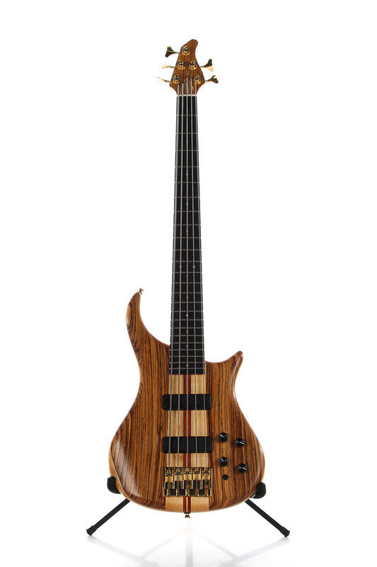 1999 Pedulla Thunder Bass ET5 Zebrawood