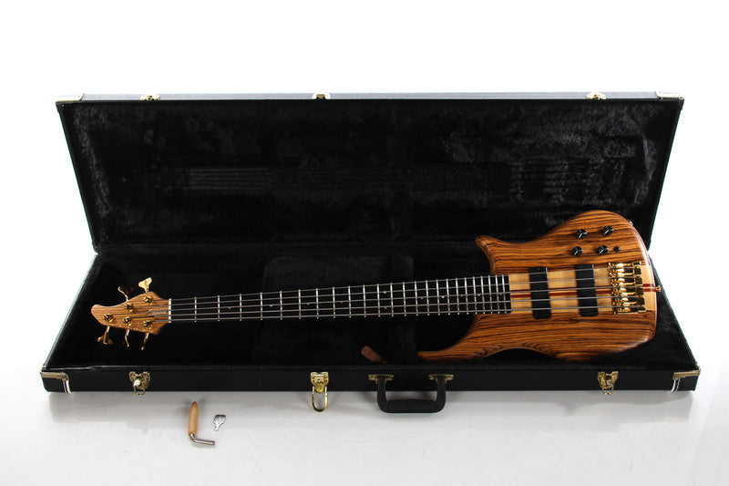 1999 Pedulla Thunder Bass ET5 Zebrawood