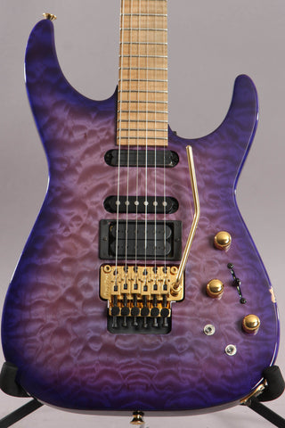 Jackson USA PC1 Phil Collen Artist Signature Purple Daze Quilt Top