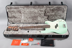 2018 Fender Limited Edition American Pro Precision P Bass Surf Green ~All Rosewood Neck~