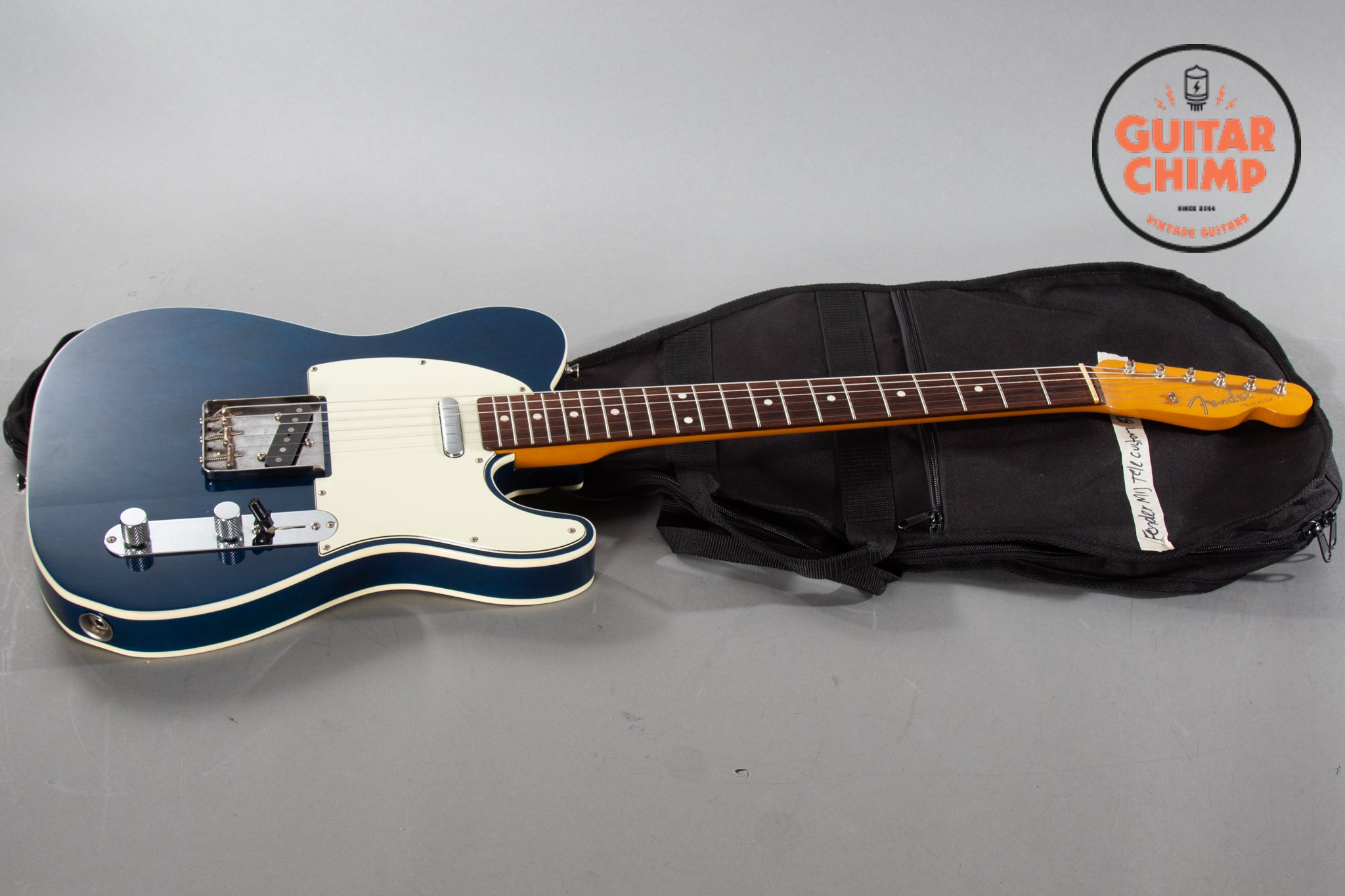 2010 Fender Japan TL62B '62 Telecaster Custom Trans Blue | Guitar