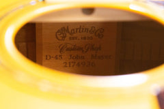 2018 Martin Limited Edition John Mayer Signature D-45