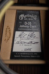 2018 Martin D-35 Johnny Cash