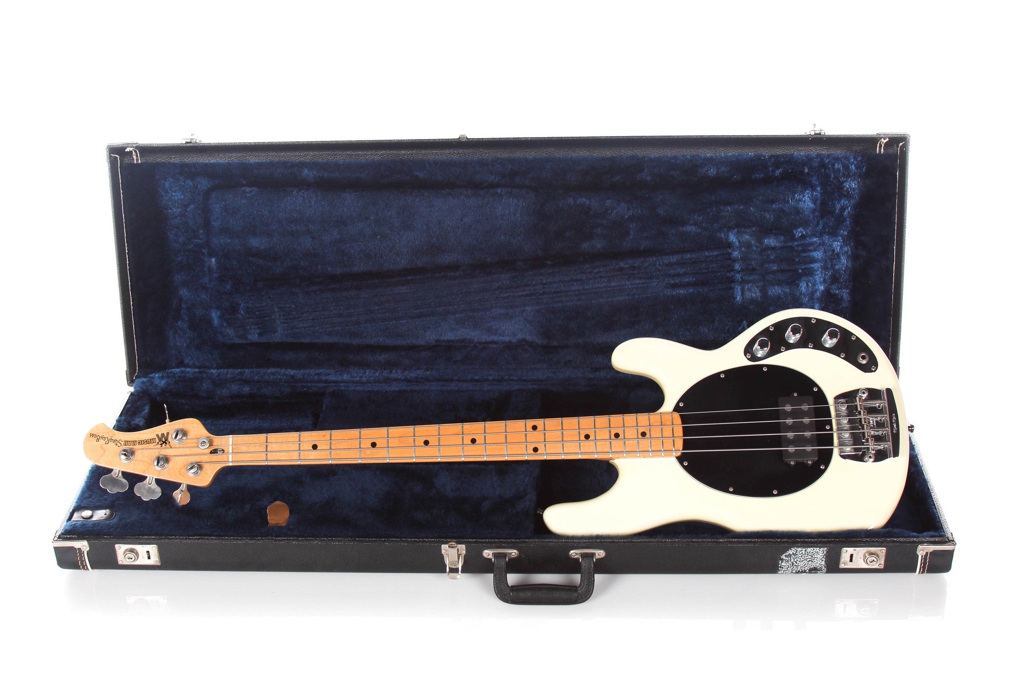 1979 Pre Ernie Ball Music Man Stingray Bass Guitar Olympic White -VERY  CLEAN-